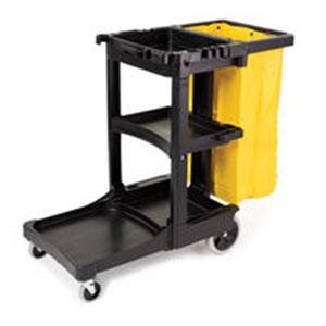 Janitor Cart Blue 6173